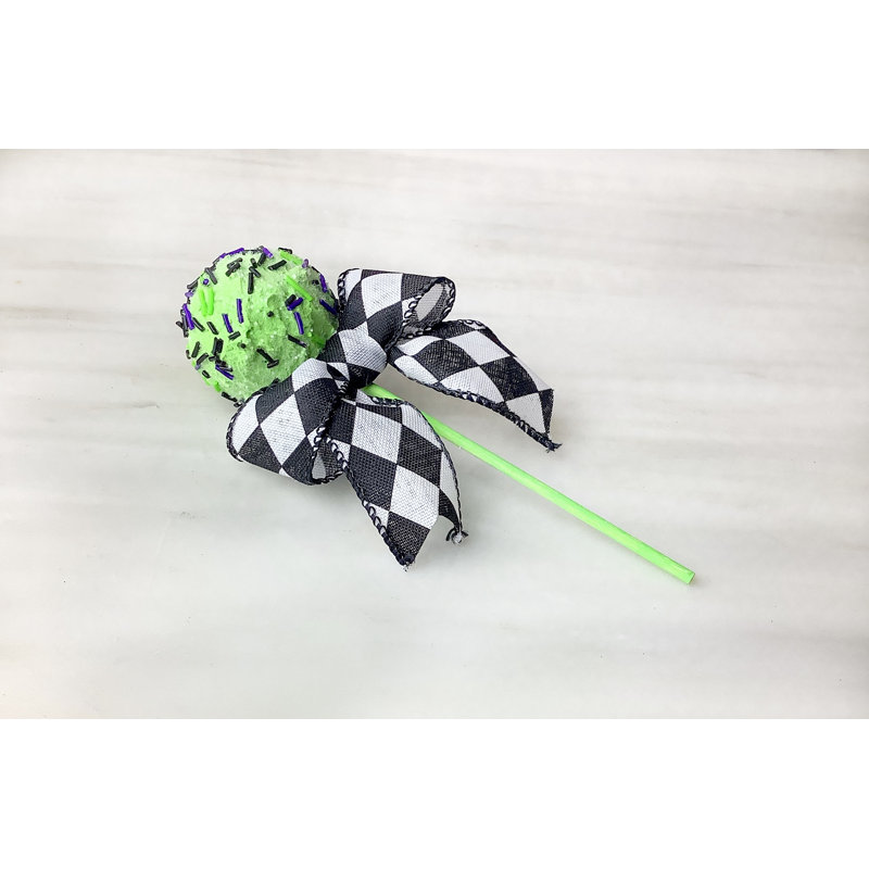 3 décorations de bonbons à gâteau orange, Vert
