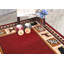 Cabine de dépôt orignal introduisant un tapis rouge/beige/noir touffeté Otsego-1893551376