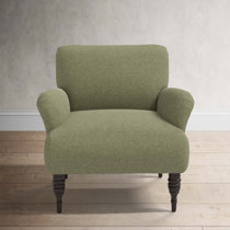 Upholstered Post Modern Green Arm Chair Very Cool Usable Upholstery 