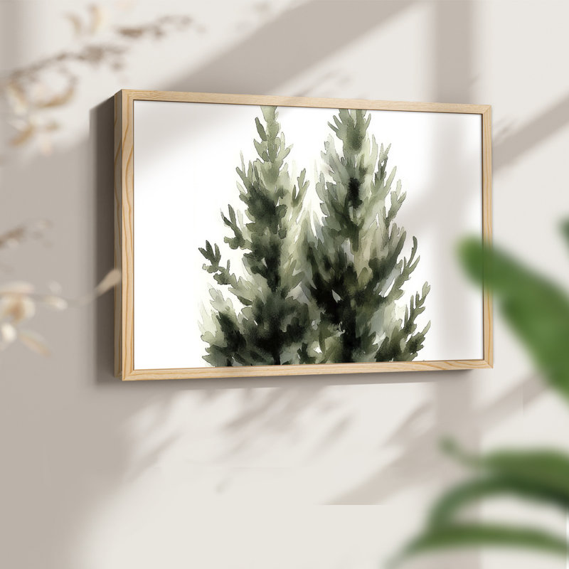 Art de Noël - XXV - reproduction encadrée - réarmable, Naturel, H 16 po x l 20 po