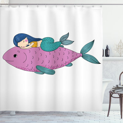 Turner Shower Curtain with Hooks Included