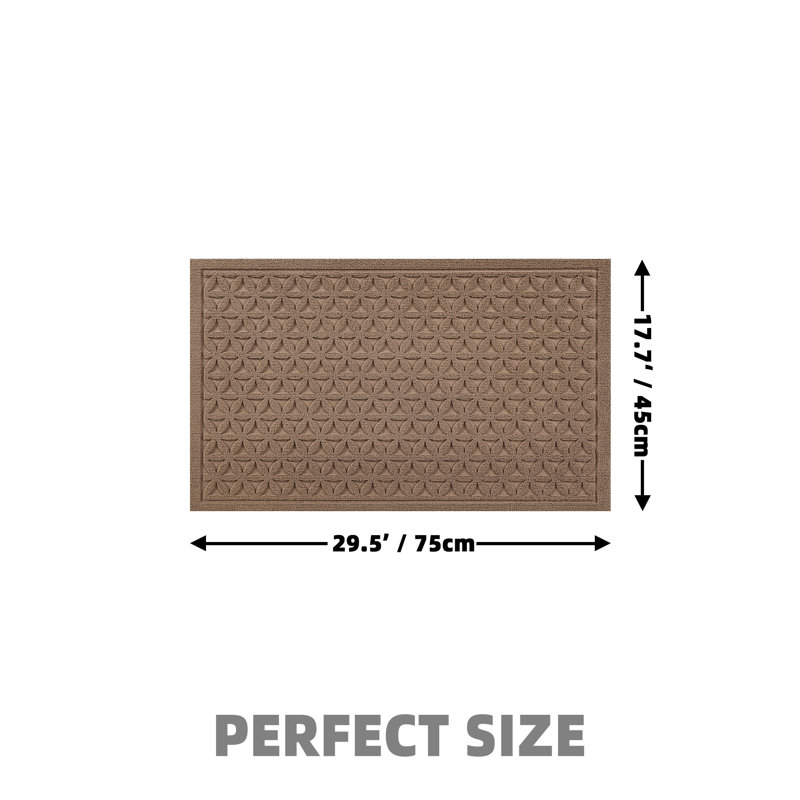 Paillasson d'intérieur, paillasson d'intérieur à poils courts, tapis d'entrée antidérapants pour l'intérieur, tapis de bienvenue Dirt Trapper, 17,7 po x 30 po