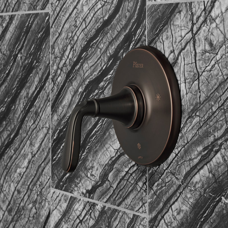 Robinet de baignoire et de douche à double fonction avec garniture Northcott, Bronze toscan