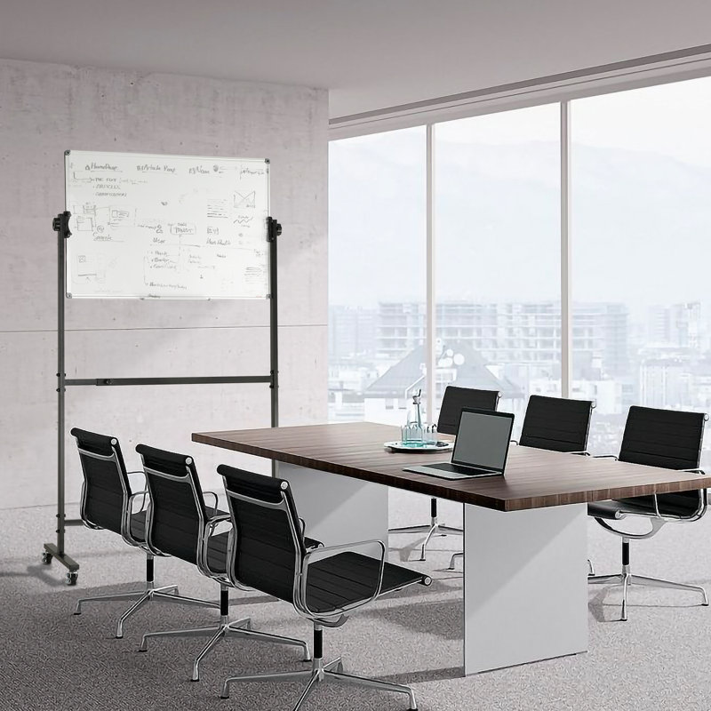 Freestanding Plastic Reversible Magnetic Small - 2' - 4' Whiteboard