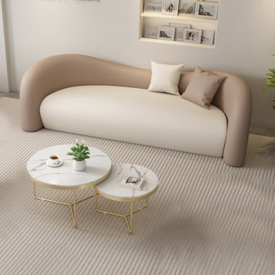Modern and Simple Cream-style Living Room Sofa