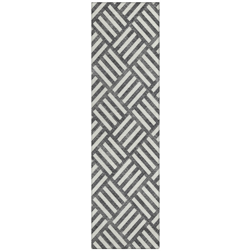 Loreen Washable Geometric Indoor / Outdoor Rug, Runner 2'3" x 7'6"
