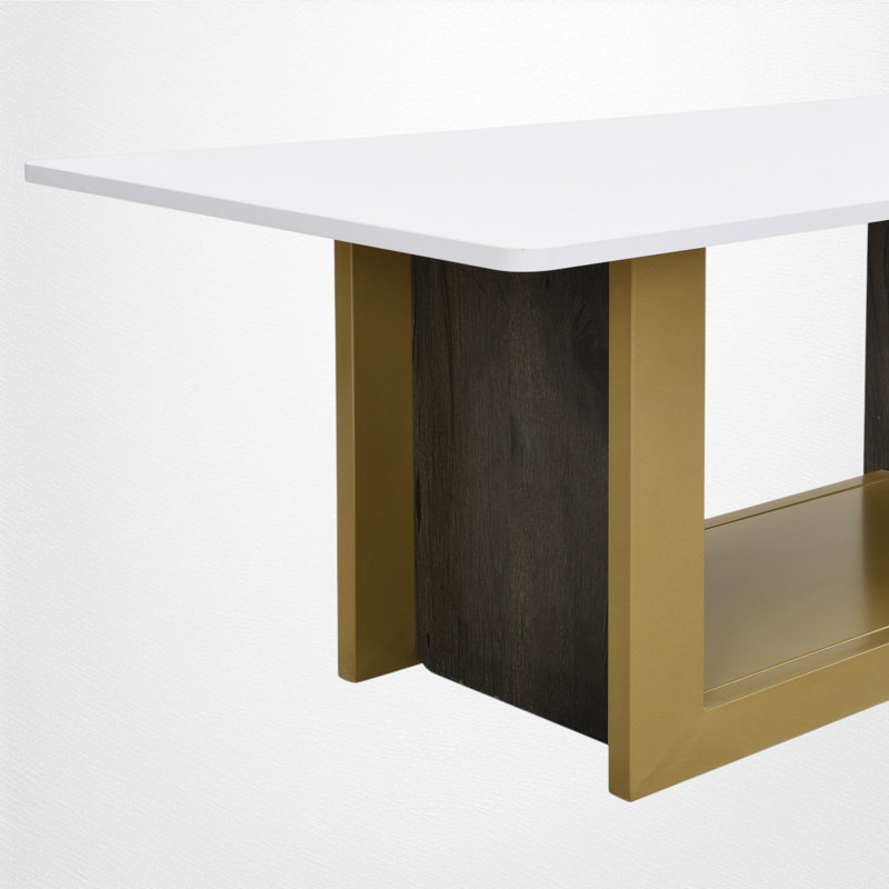 Ensemble de tables basses 2 pièces, Blanc