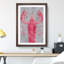 The Pink Lobster - Picture Frame Painting Print-56855631-56855632