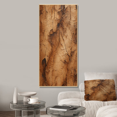 Brown Tree Bark Essence 5 - Tree Wall Art