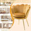 Ensemble de 2 chaises d'appoint en velours rose-2039369847