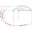 vidaXL Sunshade Awning Outdoor Garden Canopy Gazebo Cover Party Tent Shelter