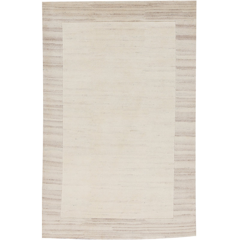 Hand-Knotted High-Quality Beige Area Rug