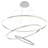 Spunto Three Ring LED Halo Chandelier 