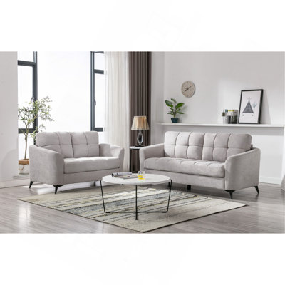 Ensemble de salon en tissu tissé