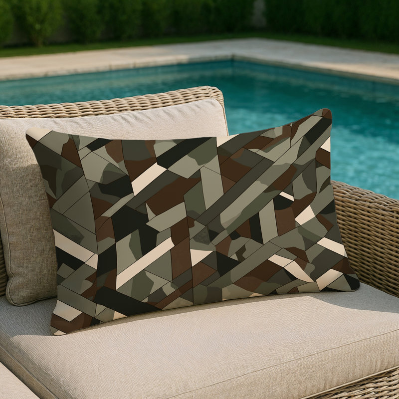 Terrain Blend Indoor And Outdoor Pillow, Rectangle 20"H x 14"W