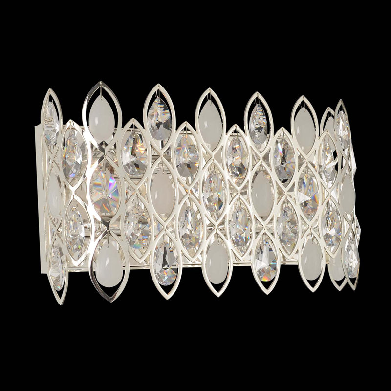 Prive 4 LT Silver/Clear Vanity Light Allegri