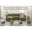 Canapé-lit moderne en chenille vert moderne, canapé compact à 2 places avec deux ports de chargement USB et poches latérales, idéal pour les petits espaces