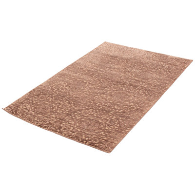 Tapis brun clair tissé à la main Gadar