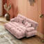 Upholstered 94.4 " Chenille Sofa-500864804