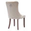 Miya Upholstered Velvet Dining Chair Button Tufted with Brushed Wood Legs Kitchen Lounge Chairs-663861648-663861653-663861864