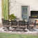 Alyah Rectangular 8 - Person 61.4" Long Dining Set with Cushions