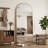 Arched  Metal Oversized Full-Length Mirror-1999766902-1991024061