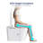 ADA Compliant Elongated Smart Toilet with Foam Shield for Splash & Odor Protection, Auto Open Lid, Bidet Function, Automatic Flush, Warm Air Dryer, Foot Sensor Flush & Night Light (Remote Included)