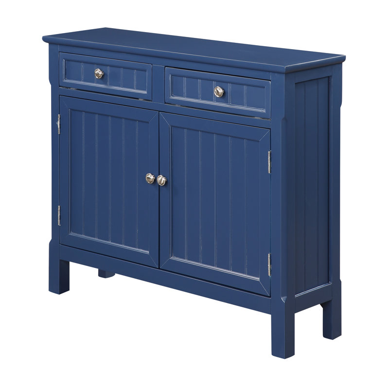 Stourbridge Wood Two Door Cupboard, Blue, Blue