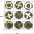Novogratz 2 Player Metal Tic Tac Toe