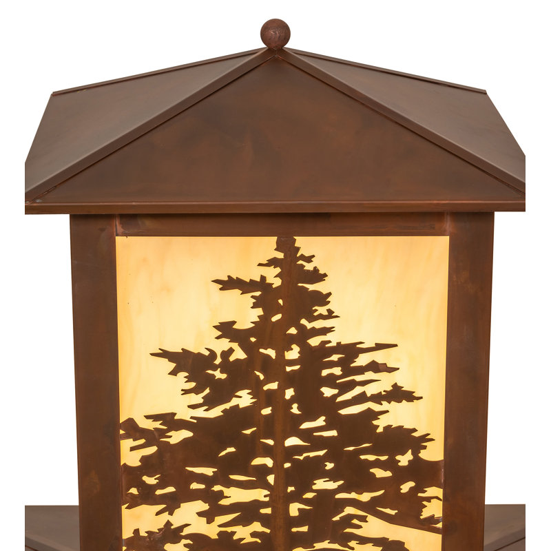 27" Square Tamarack Pier Mount