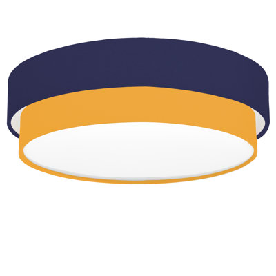 Avory Fabric Flush Mount