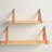 Kulick 2 Piece Fir Solid Wood Bracket Shelf