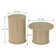 Aurel Buchheit Modern Round Pedestal End And Coffee Table Set