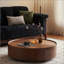 Table basse ronde avec mosaïque fabriquée à la main et base en fer-1165546877