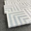 Celeste and Marble Mosaic Wall Tile