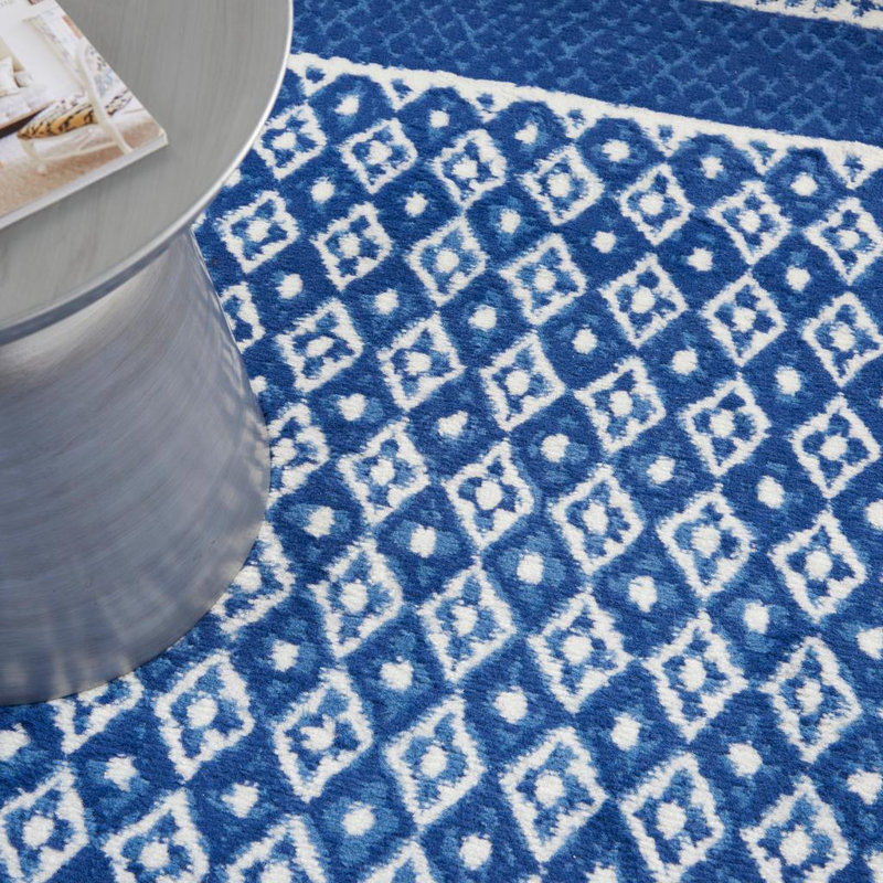 Geometric Indoor Rug, Rectangle 6' x 9'