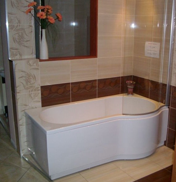 1600mm x 120mm Soaking Acrylic Bathtub