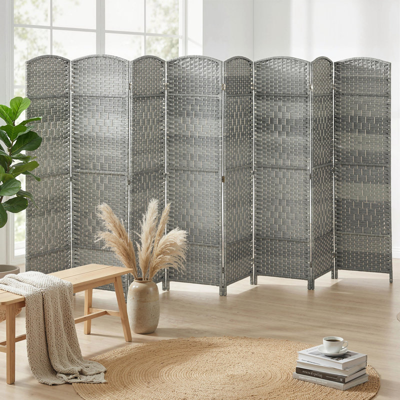 6 Ft Folding Room Divider, Privacy Screen for Home Office Bedroom