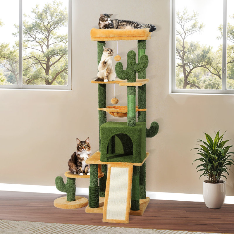 Froh Cat Tree, Medium (60.2" H x 30.7" W x 18.9" D)
