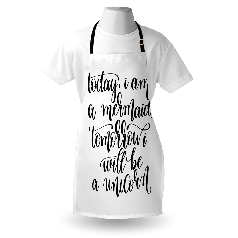 No Pattern Bib Apron
