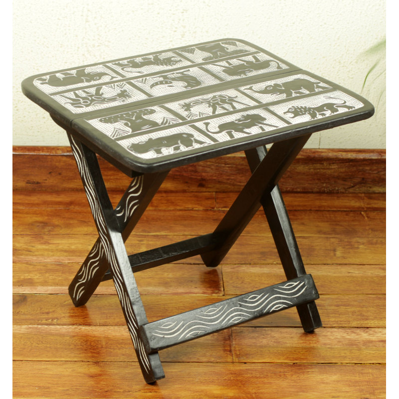 Monteforte Solid Wood End Table