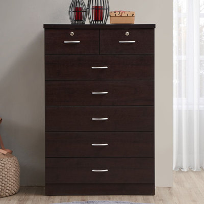 Commode 7 tiroirs l 31,5 po Willma