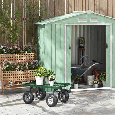 Chariot de jardin robuste, capacité de 330 lb