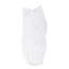Grand vase abstrait en orme blanc