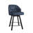 Elyan Swivel Upholstered Counter Stool with Metal Frame-100088922