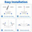 5W LED Downlights Recessed Spotlights Ceiling Lights Ultra Slim Spot Lights Round Daylight for Bathroom, Living Room, Kitchen, 20 Pack-132666015