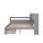  Wooden L-Shaped Daybed With Seven Storage Spaces And Two Drawers, Multi-Functional Bed With Built-In Study Desk And Bookshelf-1932945232
