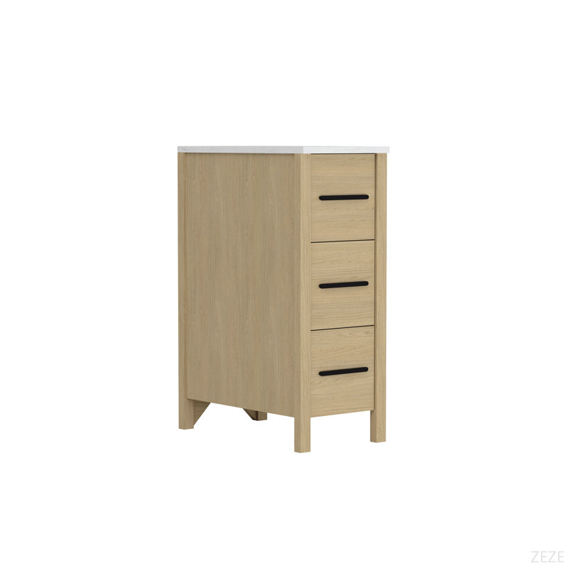 Meuble-lavabo 12 po, meuble-lavabo avec comptoir Freestangding