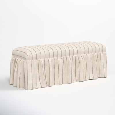 Maggie Ruffle Dining Bench