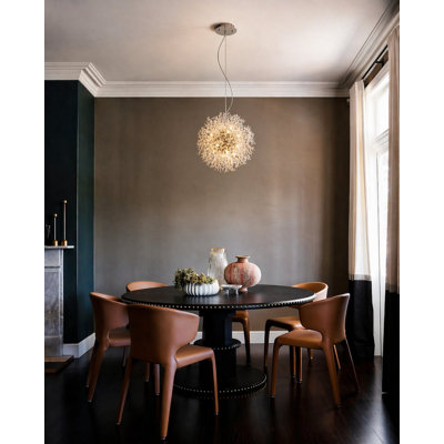 Modern 16 Light Sputnik Crystal Chandelier 